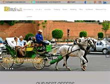 Tablet Screenshot of imzi-tours-travel.com